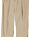 Izod Kids Boys 8-20 Pleated Twill Pant, Khaki, 20R