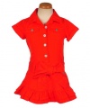 Guess Sable Dress (Sizes 4 - 6X) - orange, 6x