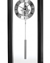 Bulova Landon 20 High Black and Chrome Wall Clock