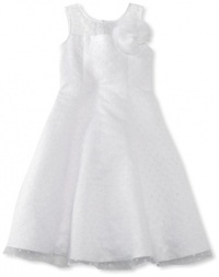 Us Angels Girls 7-16 The Debutante Dress, White, 10