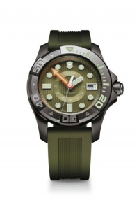 Victorinox Swiss Army Dive Master 500m Olive Rubber Strap Men's Watch - V241560