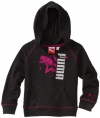 Puma - Kids Girls 2-6X Graphic Star Pullover, Black, 4T