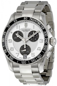 Victorinox Swiss Army Chrono Classic Silver Dial Mens Watch 241495