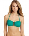 La Blanca Women's Renew and Refresh Cup Bandeau Bra, Jade, 6