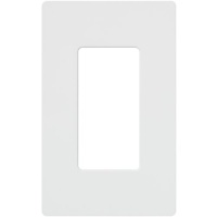 Lutron CW-1-WH 1-Gang Claro Wall Plate, White