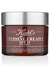 This skin-age deterrent is made with naturally-derived ingredients and is formulated to help reduce the signs of aging and help skin protect itself from external damage. Abyssine, a survival molecule which thrives under the extreme conditions in hydrothermal ocean vents, helps soothe and protect skin.