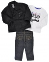 Kenneth Cole Boys 2-7 KC 4-7 45743090 3 Piece Set