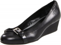 Lauren Ralph Lauren Women's Ilena Pump,Black Kidskin/Patent,6.5 B US