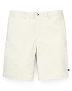 Handsome and relaxed shorts from Zero Restriction for impromptu backyard hangouts or weekend brunch downtown.