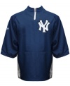 Be prepared for extra innings! This New York Yankees MLB convertible jacket from Majestic is a fan's best kept secret to staying comfortable in any weather.