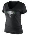 Female Jocks Rule! Display your pride wearing this tee showcasing the Michigan State Spartans by Nike.