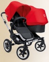 Convert your stroller into one that's perfect for two children with these extra pieces.Includes: FrameSun canopy wiresCarry handleBase seat fabricRain coverAccommodates children and newborns up to 17 kg/37½ lbs per seatPolyester; machine washImported of Italian fabrics