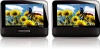 Philips PD7012/37 7-Inch LCD Dual Screen Portable DVD Player, Black