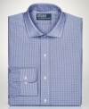 Execute your strategy with confidence by starting the day in this sleek, slim-fit dress shirt from Polo Ralph Lauren.