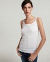 A basic foundation piece to layer or lounge in, Vince's essential tank is a must-have staple.