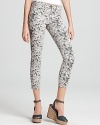 J Brand Jeans - Mini Floral Print Twill Leggings Jeans