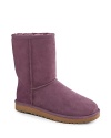 Short and sweet, these UGG® Australia classic booties are long on style, and remain a shoe wardrobe staple. Bright colors up the fashion quotient.