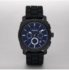 Fossil Men's FS4605 Rubber Analog with Blue Dial Watch