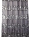 Popular Bath Sinatra Silver Shower Curtain