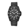 Bulova Men's 65B114 Black Stainless Steel Black Dial Watch