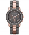 Embrace the unexpected: Michael Kors creates a stunning color combination on this Runway watch.