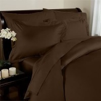 1000 Thread Count KING Size Egyptian DUVET COVER, CHOCOLATE