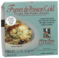 More Than Gourmet Fumet De Poisson Gold Fish Fumet, Stock, 1.5-Ounce Packages (Pack of 6)