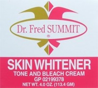 DR. FRED SUMMIT Skin Whitener Tone and Bleach Cream 4oz/113.4g