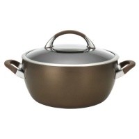 Circulon Symmetry Chocolate Hard Anodized 5-1/2-Quart Covered Casserole