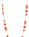 Kate Spade New York Pop Palette Coral Scatter Necklace