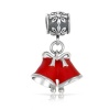 Bling Jewelry Dangling Sterling Silver Christmas Bells Charm Bead Fits Pandora