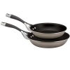 Circulon Elite Platinum Hard Anodized Nonstick 8-Inch and 10-Inch Deep Skillets Twin Pack