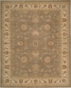 Nourison Rugs Heritage Hall Collection HE09 Olive Rectangle 3'9 x 5'9 Area Rug