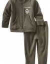 Calvin Klein Baby-Boys Infant Moss Jacket With Pants, Green, 12 Months