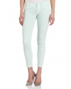 Hudson Women's Krista Skinny Crop, Moroccan Mint, 27