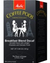 Melitta Breakfast Blend Decaf Coffee Pods, 18 Count (Pack of 4)