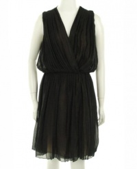 Robert Rodriguez Silk Sleeveless Dress Black 2