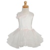 Bonnie Jean Little Girls Size 6 Ivory Satin Organza Spring Dress