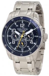 Nautica Men's N14646G Windseeker Classic Analog Enamel Bezel Watch