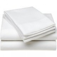 1200 Thread Count FULL Size 4pc Egyptian Bed Sheet Set, Deep Pocket, WHITE