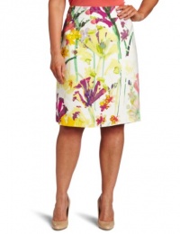 Calvin Klein Women's Plus-size Printed Pencil Skirt