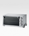 Make a complete meal for your family right on your countertop with this unique convection toaster oven. It's the best substitution for your conventional oven...large enough to make an entire meal while saving on energy by not having to fire up the oven for every meal.