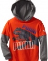 Puma - Kids Boys 2-7 Little Pixel Slider Tee, Orange, 5