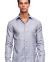 Armani Exchange Printed Dobby Dress Shirt