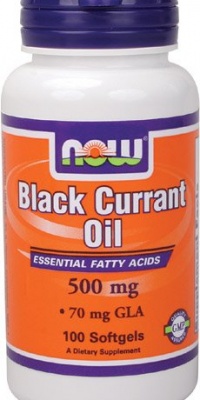 Now Foods Black Currant Oil 500mg Soft-gels, 100-Count