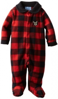 Carters Boys 2-7 Checkered Buffalo Coverall, Red, 3-6 Months