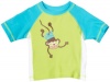 Little Me Baby-boys Infant Monkey Rashguard Tee, Green Multi, 18 Months