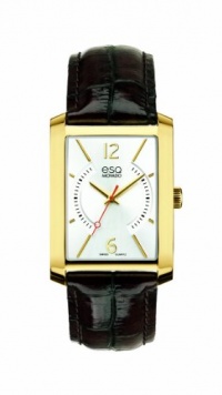 ESQ Movado Men's 07301420 esq SYNTHESIS tm Rectangular Yellow Gold-Plated Watch