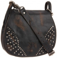 Frye Vintage Stud Cross-Body Bag,Black,One Size