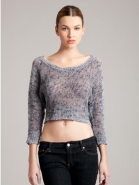 GUESS by Marciano Driftwood Crop Top, INK MULTI (LARGE)